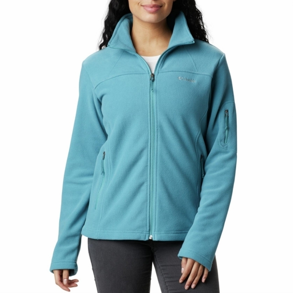 Columbia women's sweatshirt with front zipper color blue sz M